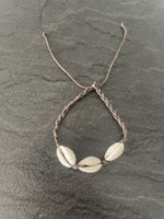Armband mit Muscheln naturfarben verstellbar neu