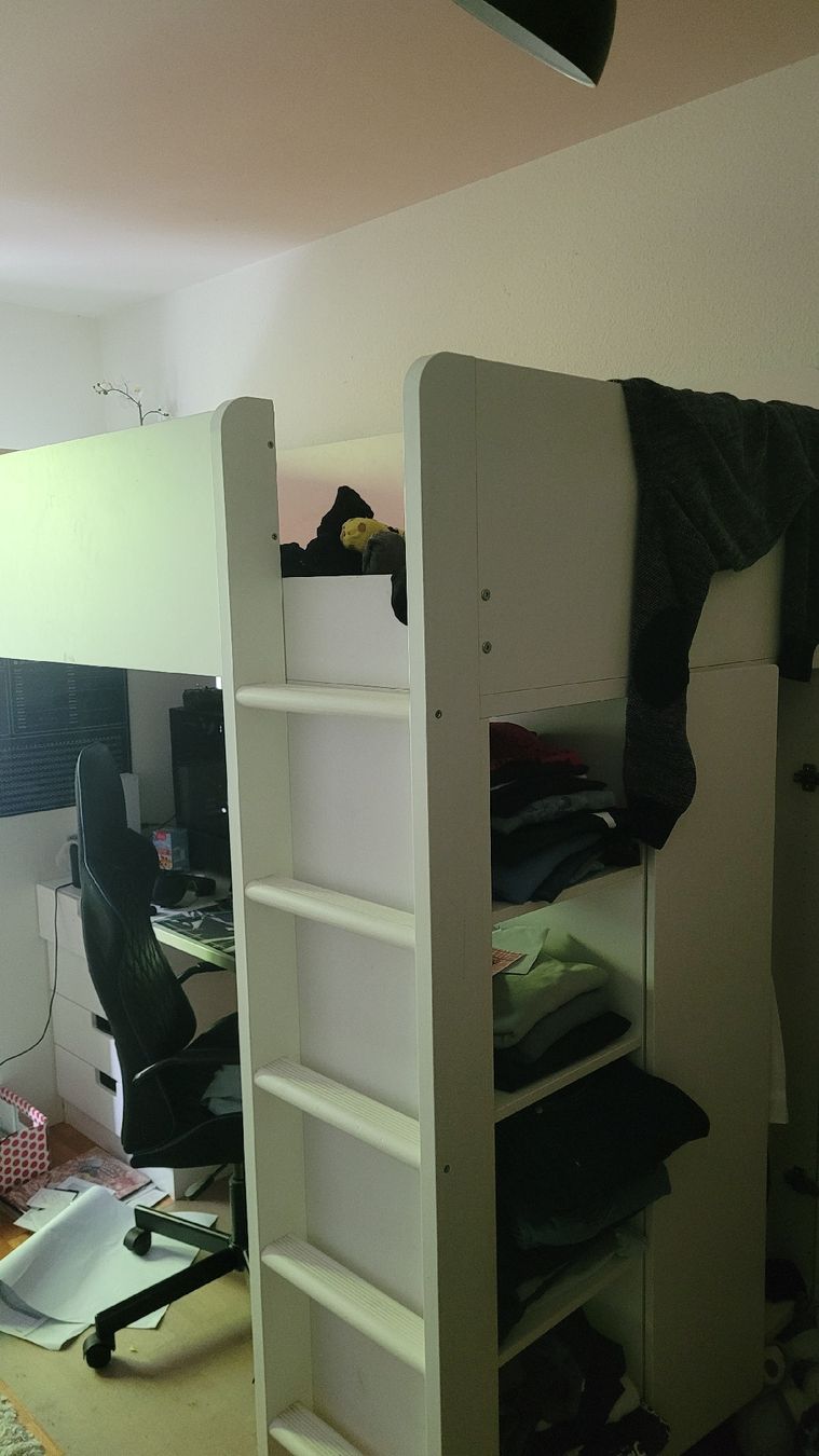 Ikea Letti: Ikea Hochbett inkl. Matratze – Usato da Baar venduto da klu_9pz8 1