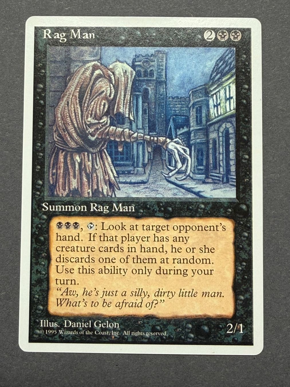 Magic The Gathering Sammelbilder & Trading cards: 4th Fourth Edition Alternate - Rag Man - Magic The Gathering – Gebraucht aus Binz von Tempelritter