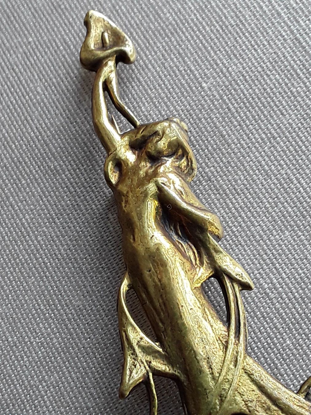 Spille & Fermagli: Originale Jugendstil Brosche Messing  um 1900 – Usato da Zürich venduto da helsan 7