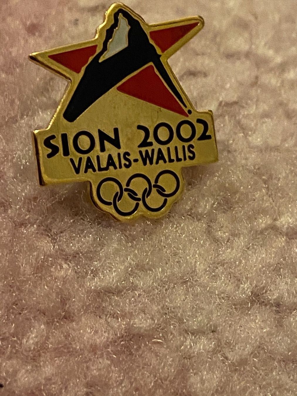 Plaketten & Abzeichen: Sion Olympia 2002 Pin – Neu (gemäss Beschreibung) aus Zürich von engebrunau