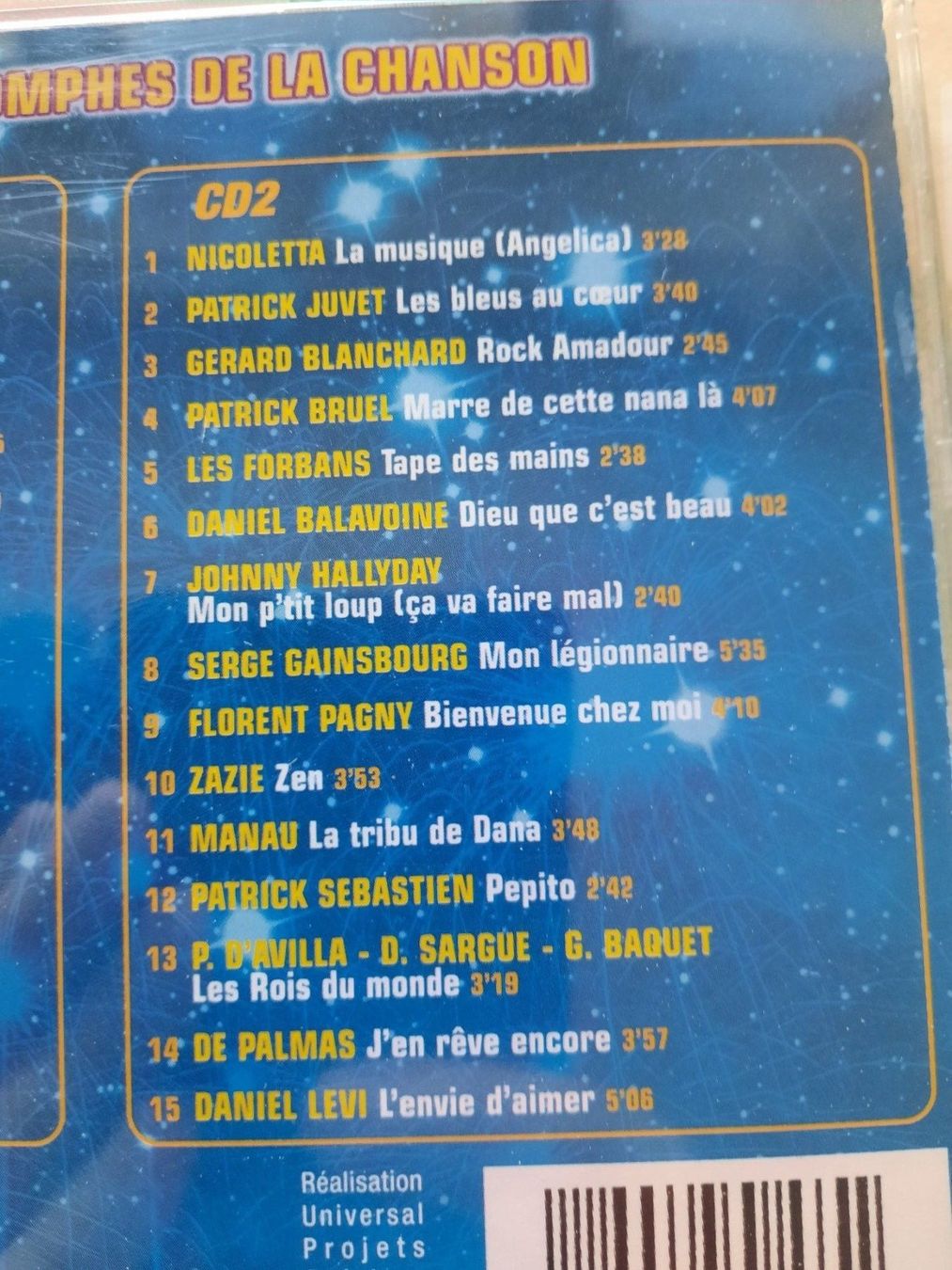 CDs: Cd Les grands triomphe de la chansons ( 2 Cds ) – Gebraucht aus Pully von bro_n52j 4