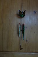 Buntes Schmetterlings-Windspiel, kaum gebraucht/neuwertig