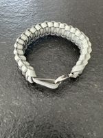 Echt Leder Armband (Hellgrau)