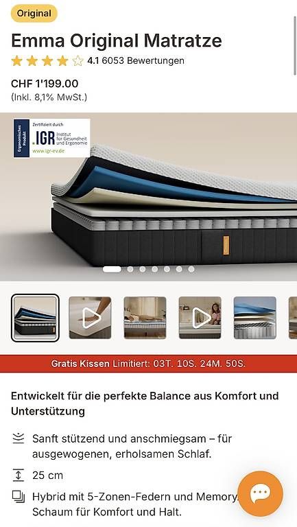 Letti: Doppelbett mit Schubladen und Matratze – Usato da Urtenen-Schönbühl venduto da debbied1992 3