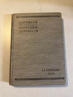Jahrbuch Schweizer Alpenclub 1916 - Seltenes Sammlerstück