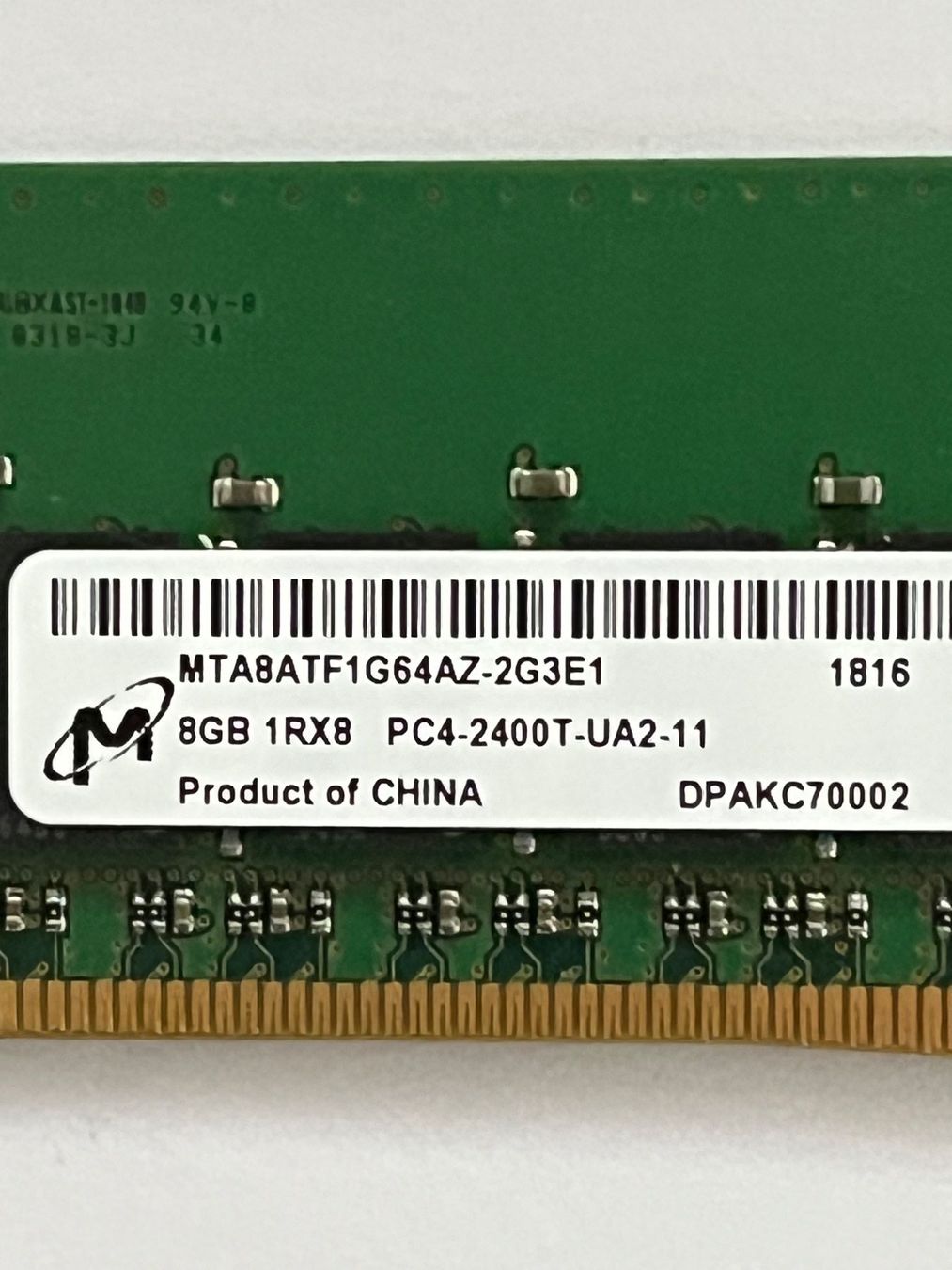 Mémoires / RAM: 8gb 1rx8 pc4 2400t ua2 11 – Neuf (Voir description) à Wetzikon ZH par WAWSchweiz 1