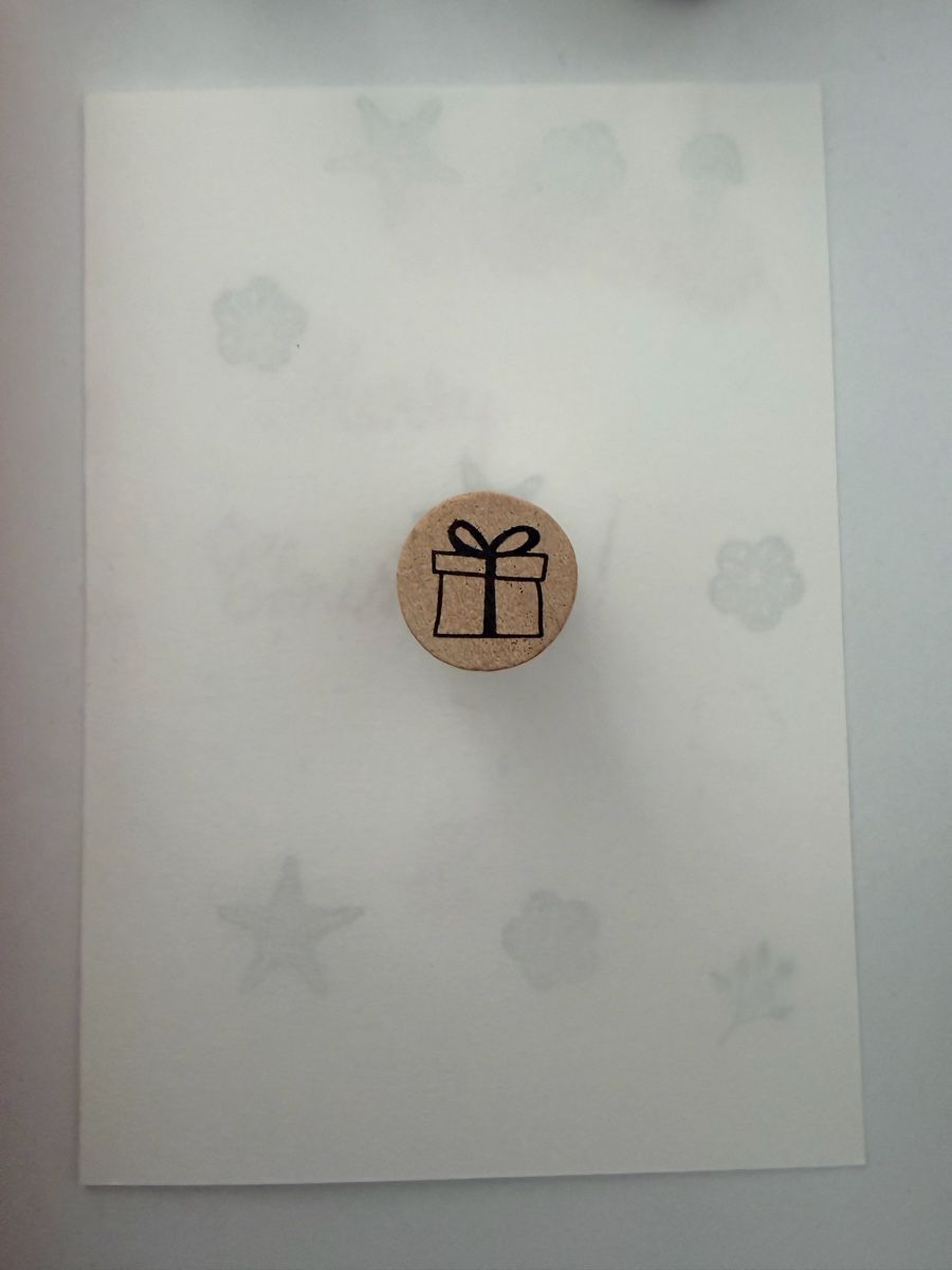 Tampons: Rubber stamp: gift box  – Neuf (Voir description) à Thun par dar_fz6y