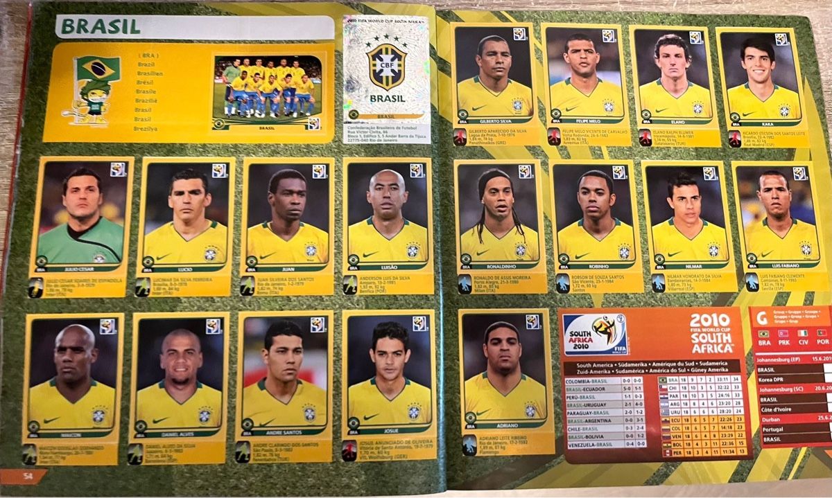 Panini Album: Panini 2010 album officiel complet – Nuovo (secondo la descrizione) da Biel/Bienne venduto da dre_kk2q 9