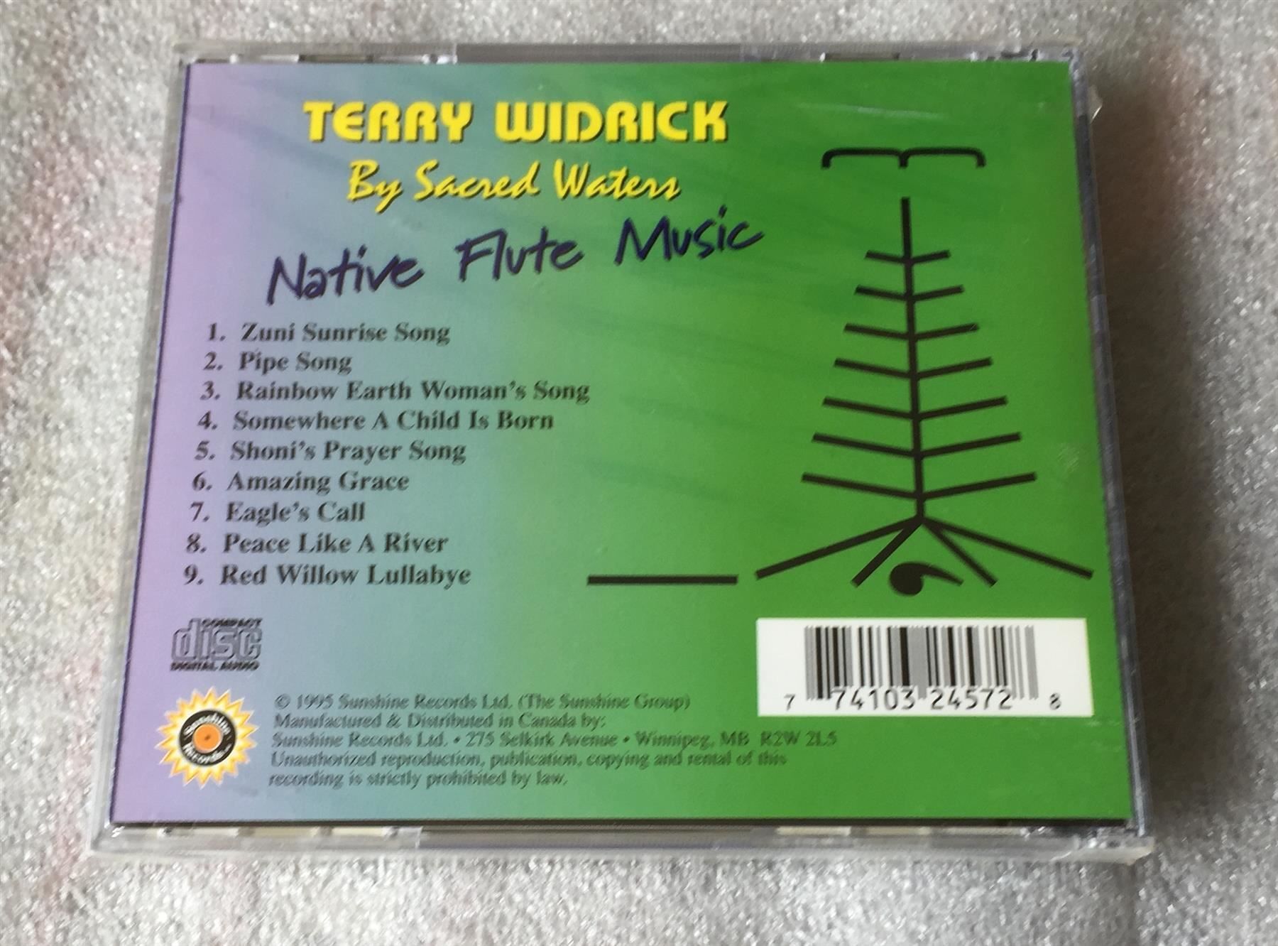 CDs: Terry Widrick "By Sacred Waters" Canada Native Flute New CD! – Neu und originalverpackt aus Genève von Cockattoo 1