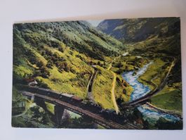 Alte Ansichtskarte Eisenbahn Schweiz gelaufen 1919 R21