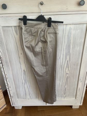 Alba Moda Damenhose 38 Beige schimmernd Sommerhose top Z