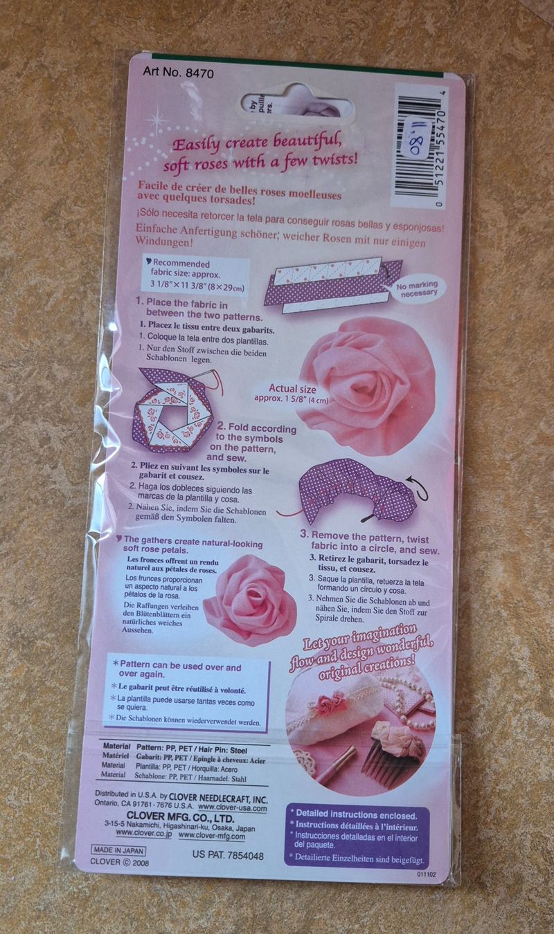 Sciablone: Clover Schablone Rose – Nuovo e nell'imballaggio originale da Emmenbrücke venduto da Levira8 1
