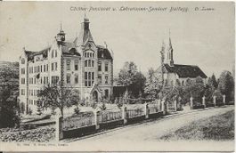 Baldegg LU Töchterpensionat, Kirche 1908 sehr gut erhalten