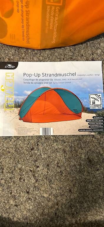 Tentes: Pop Up Strandmuschel – D'occasion à Esslingen par Tksales 1