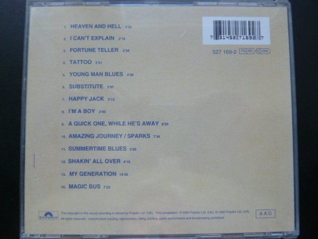 CD: WHO - Live at Leeds – Nuovo e nell'imballaggio originale da Au ZH venduto da sikoku 2