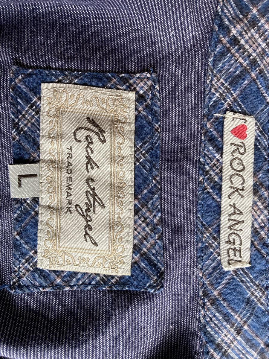 Blusen: Taillierte karierte Bluse von Rock Angel – Gebraucht aus Brienz BE von _joeG_237 7