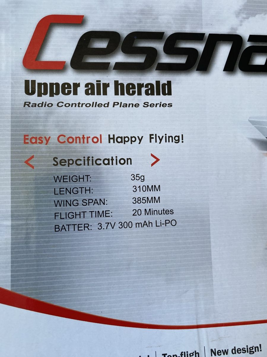 Modellismo RC: Modellflugzeug Cessna 182 neu ungeöffnet – Nuovo e nell'imballaggio originale da Bern venduto da mod18 2
