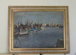 Gaston Vaudou - Le Guilvinec, vue du Port