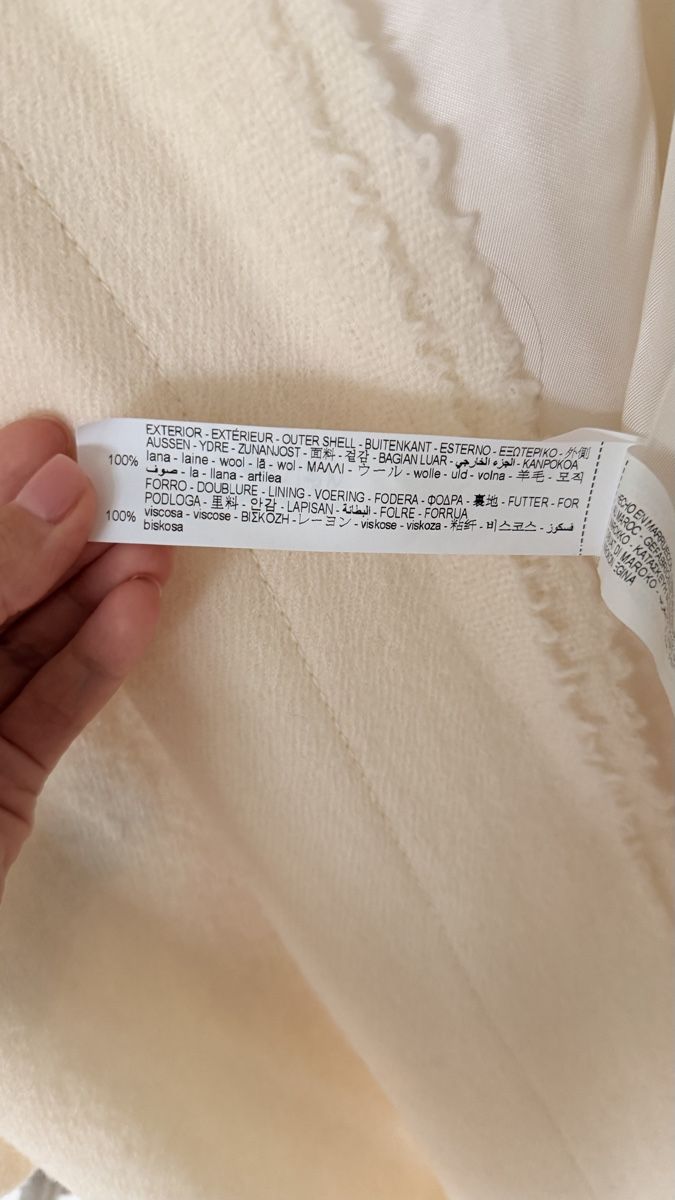 Zara Cappotti: Cream Zara wool coat size S – Nuovo (secondo la descrizione) da Meggen venduto da snifsociety 4