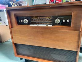 Biennophone Zürich-Stereo Radio Phonograph Holz Vintage
