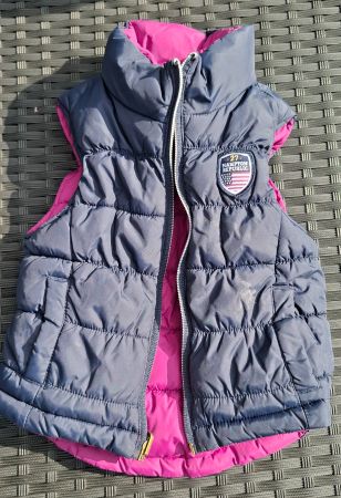 Weste / Gilet wendbar Mädchen Grösse 92