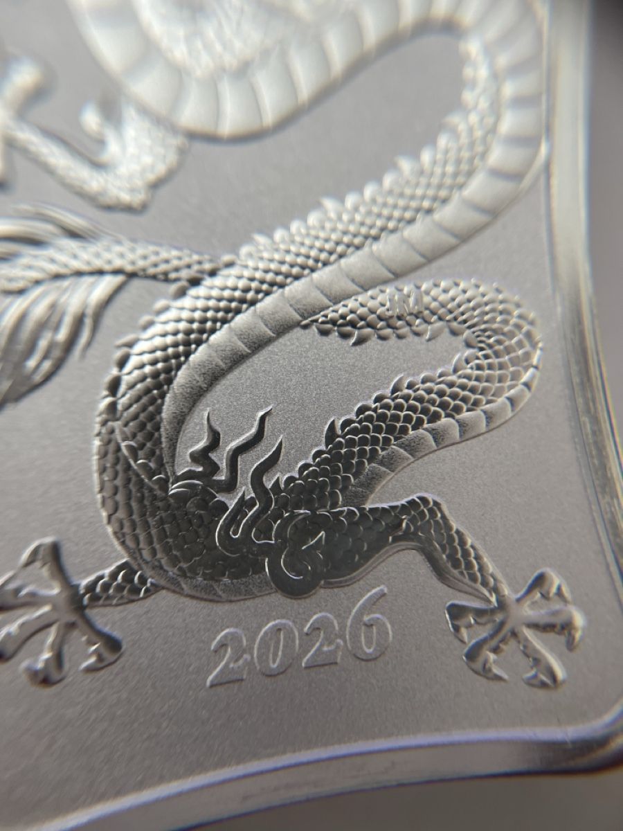 Edelmetalle: 🐉 1 oz Silberbarren „Rectangular Dragon“ 2026 – Perth Mint – Neu (gemäss Beschreibung) aus Obergösgen von Prokofiev 2