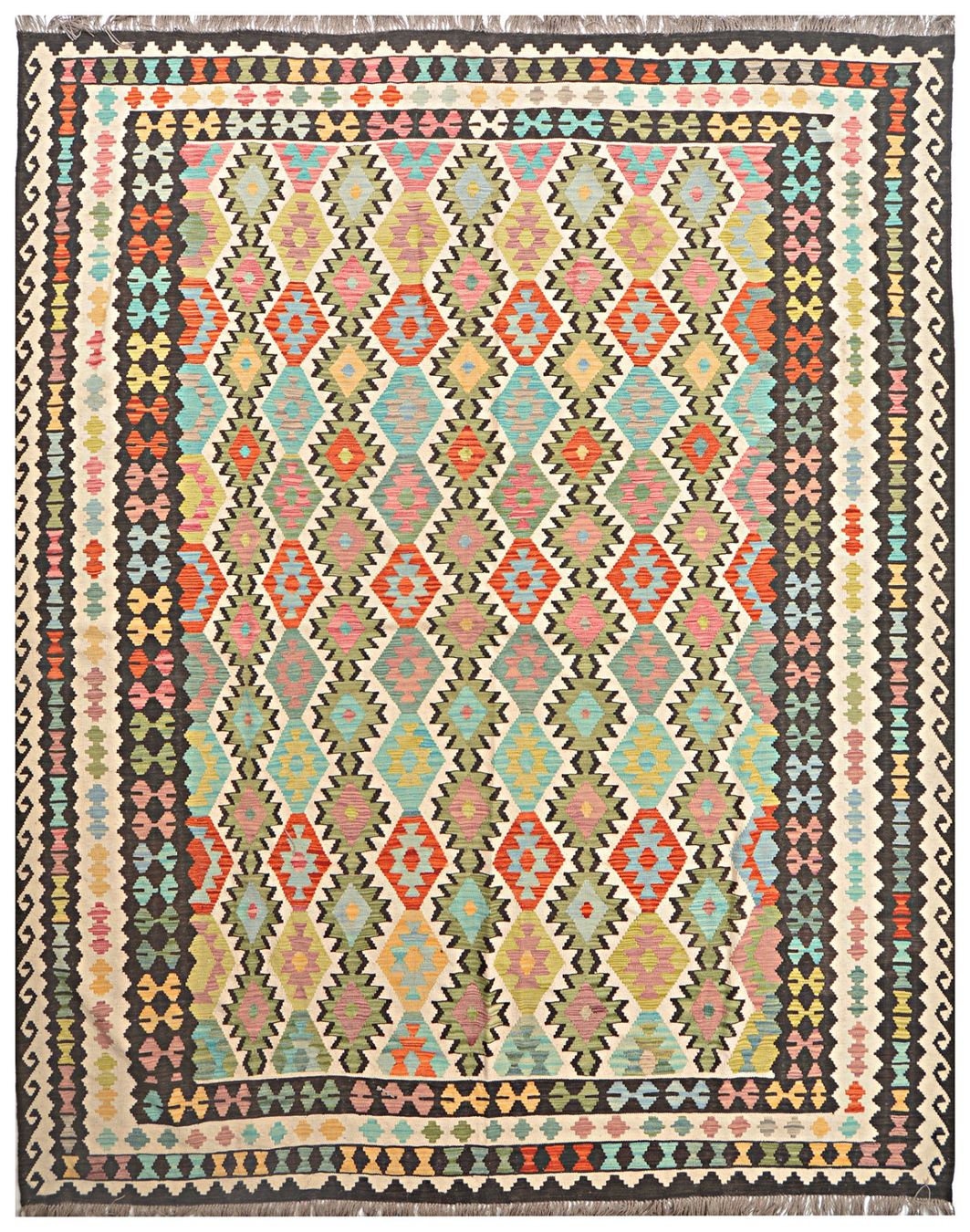 Kelim Tappeti: Oriente Kelim Teppich 400x300 cm – Nuovo e nell'imballaggio originale da Lahore venduto da Fairways79 3