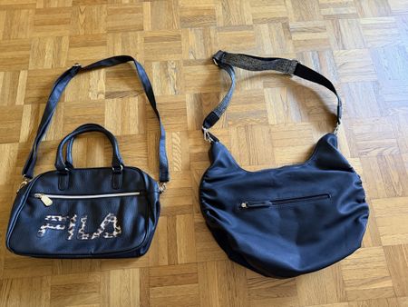 Handtaschen Set Fila Tasche Leo Muster (Guter Zustand)