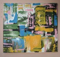 Gemälde " Sommerfarben" handmade 43×47