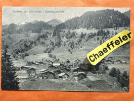 Alte Ansichtskarte Saxten bei Interlaken, 1916, Top!
