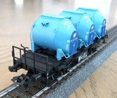 Behältertragwagen Bt 10 der DB, 48158; fabrikneu