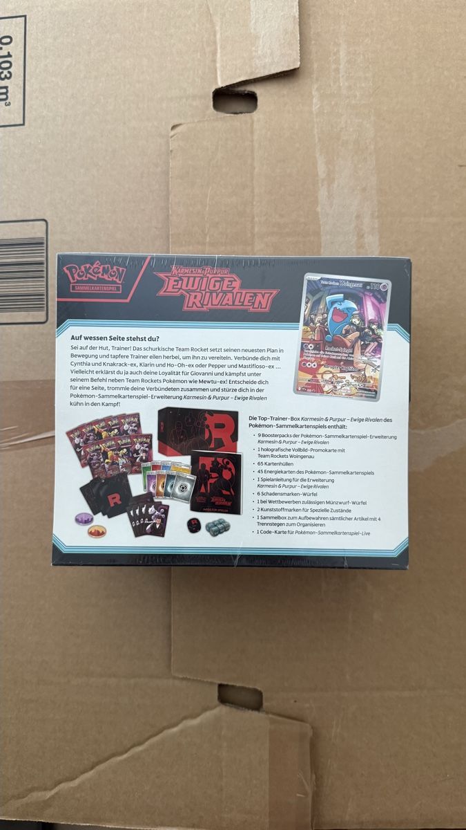 Pokémon Carte collezionabili: Pokémon Ewige Rivalen ETB – Nuovo e nell'imballaggio originale da Sulgen venduto da WhiskersAway 2