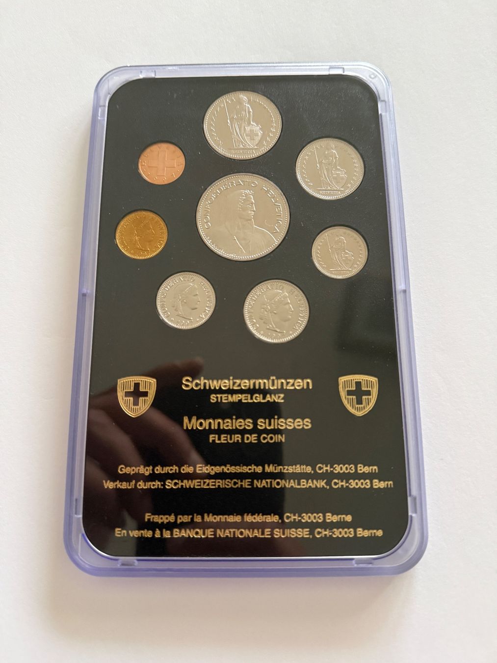 Tutti le monete: Schweizer Münzsatz 1997  Stempelglanz – Nuovo (secondo la descrizione) da Wallisellen venduto da SWISS_SILVER1