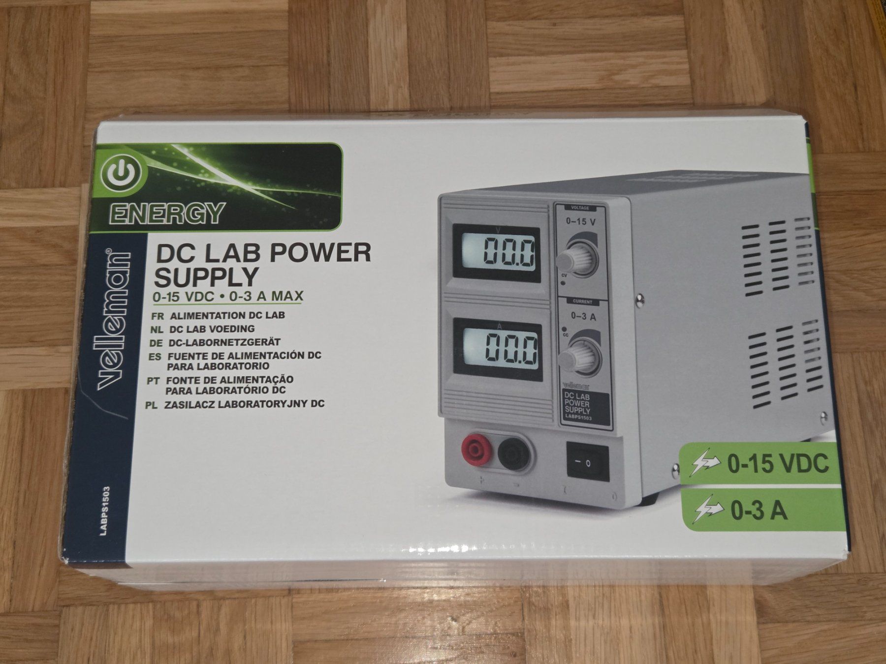 Elettrotecnica: Vellmann CD Lab Power Supply 0-15V, 0-3A – Usato da Oberrieden venduto da dav_zy2q