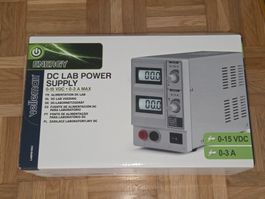 Vellmann CD Lab Power Supply 0-15V, 0-3A