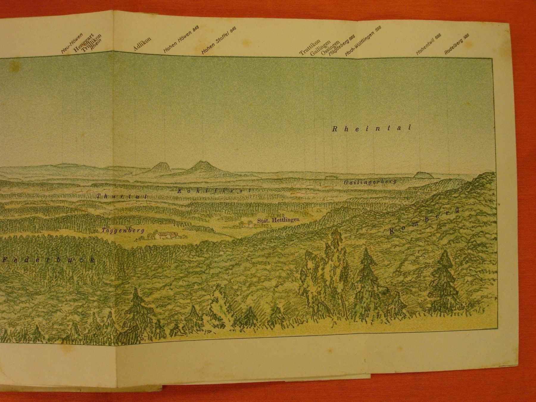 Libri: PANORAMA BRÜTTEN, 1921 – Usato da Grüningen venduto da Kartensammler 6