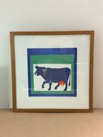     Walter Nussbaum – Original Farblithografie „Kuh’’