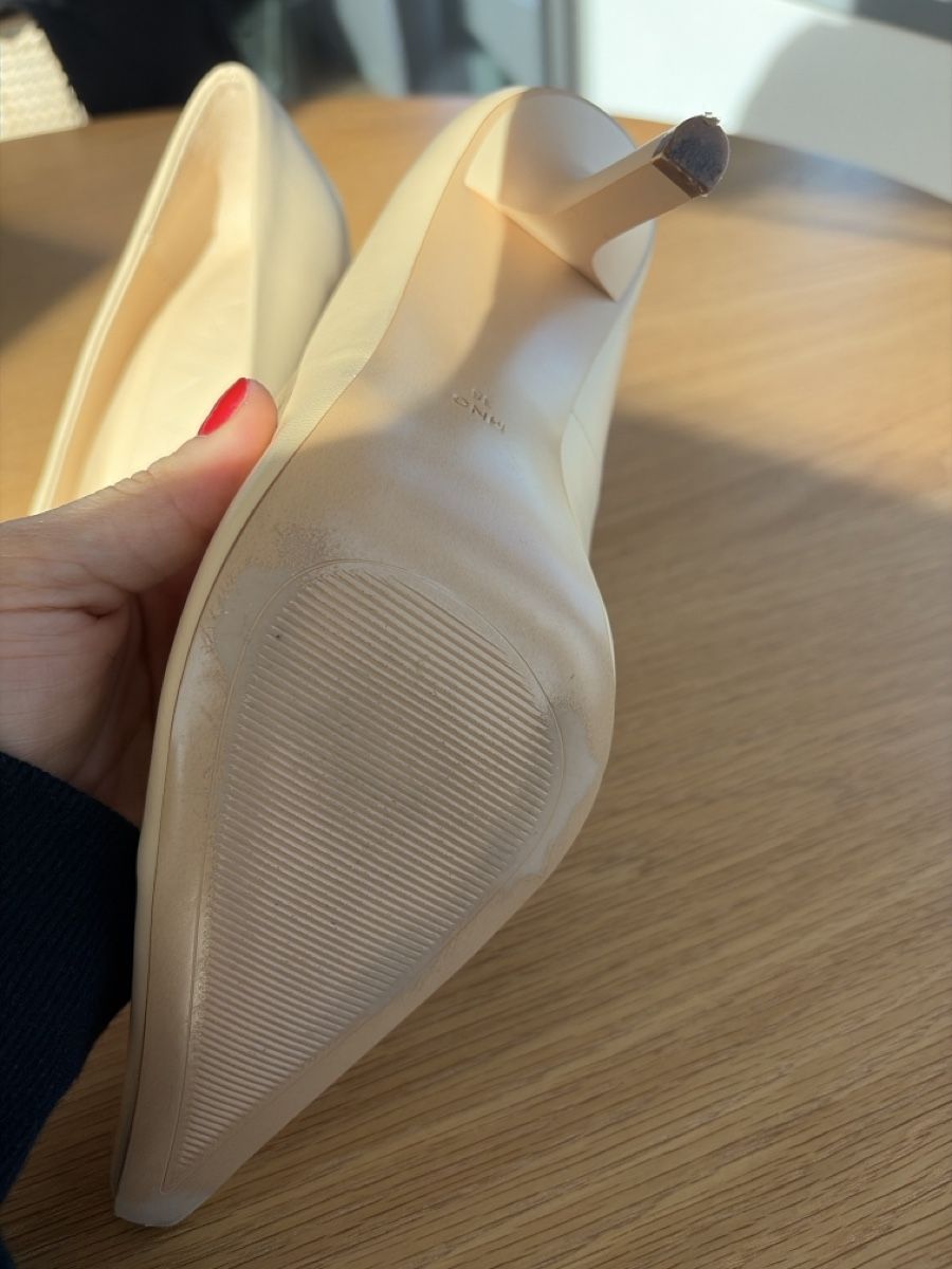 Mango Scarpe da donna: Mango Leder High Heels, Beige, Gr. 38 - NEU – Nuovo (secondo la descrizione) da Zürich venduto da ufe_f5q5 2