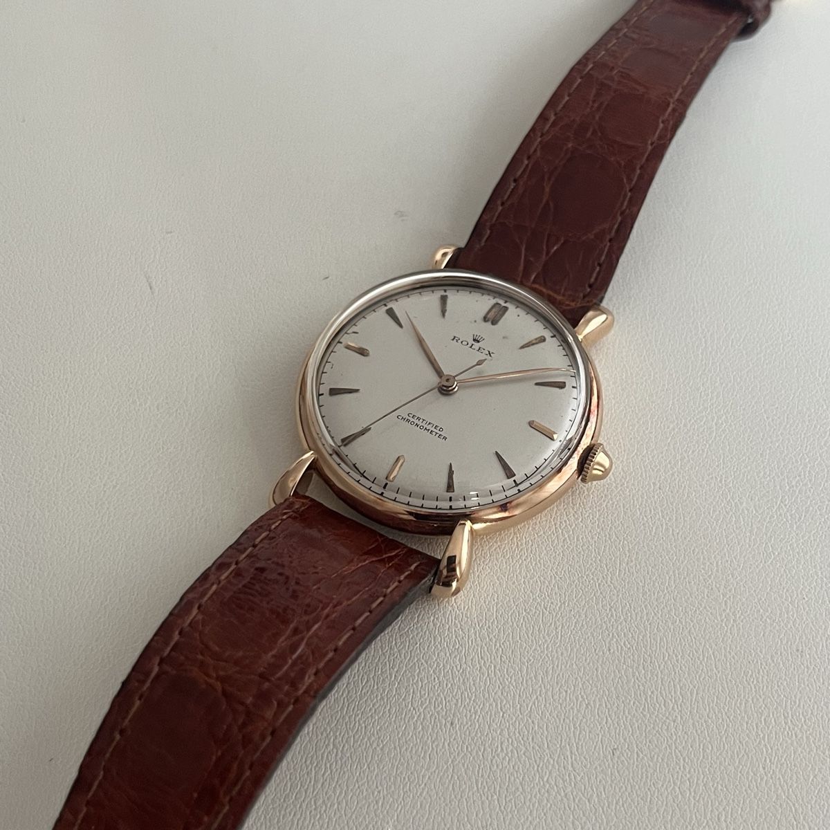 Rolex Orologi: Rolex Precision Certified Chronometer 18K – Usato da Winterthur venduto da LaBodega 8