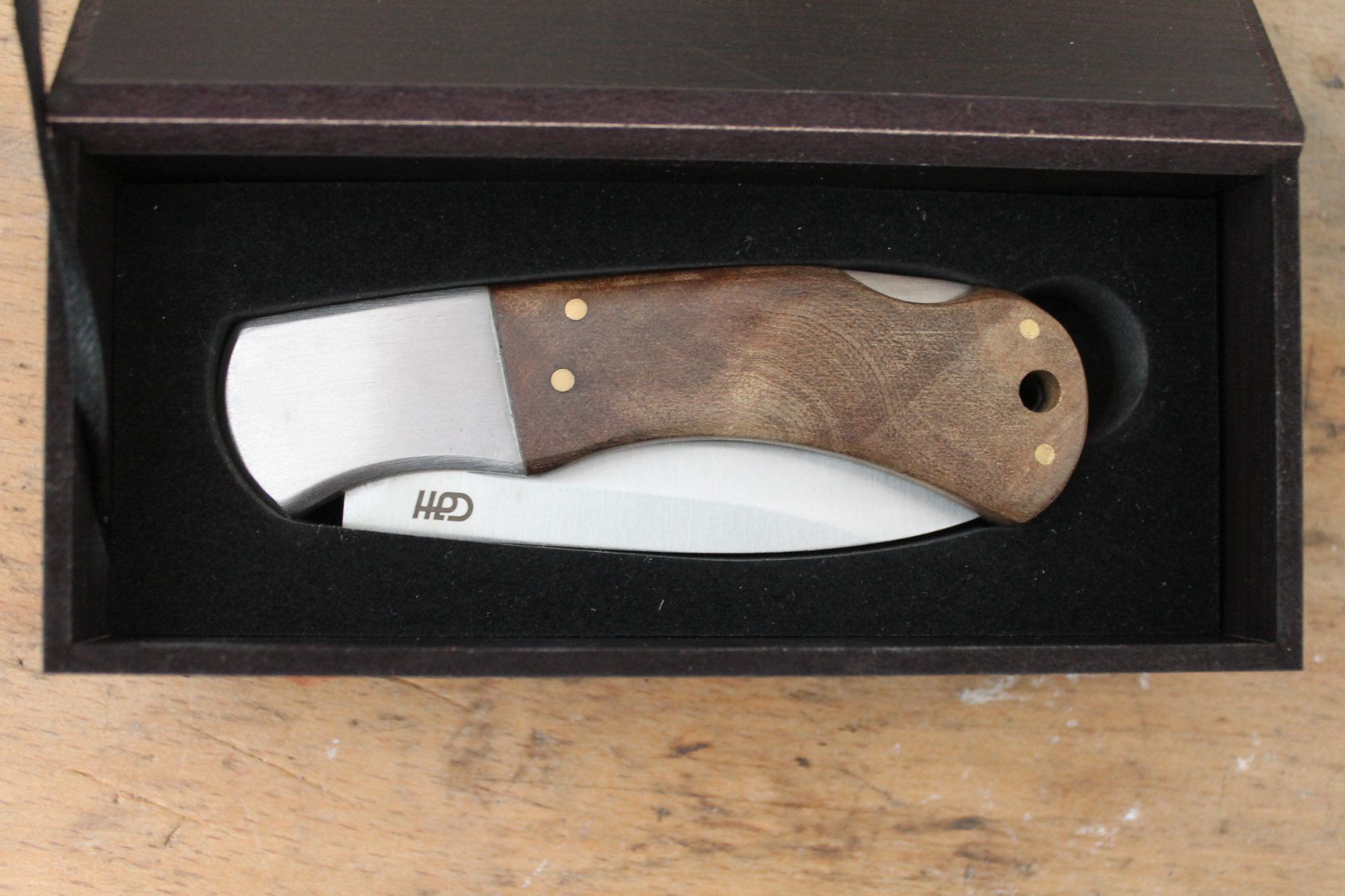 Herbertz Accessori: CJH Taschenmesser Wurzelholz – Nuovo (secondo la descrizione) da Lachen SZ venduto da ratata 2