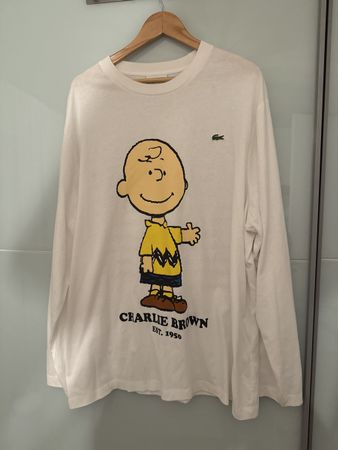 Lacoste Peanuts Charlie Brown Shirt Gr. 8 Limitierte Auflage
