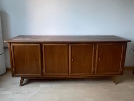Siedboard aus Holz 50er Jahre