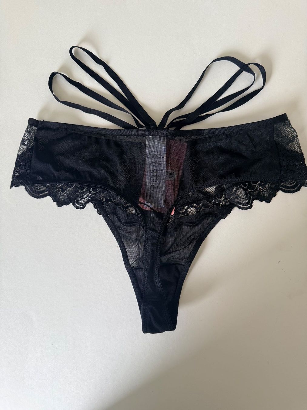 Hunkemöller Altra biancheria intima: HUNKEMÖLLER, String SIENNA, Grösse S, Farbe Schwarz – Nuovo e nell'imballaggio originale da Rudolfstetten venduto da gst_g7xl 3