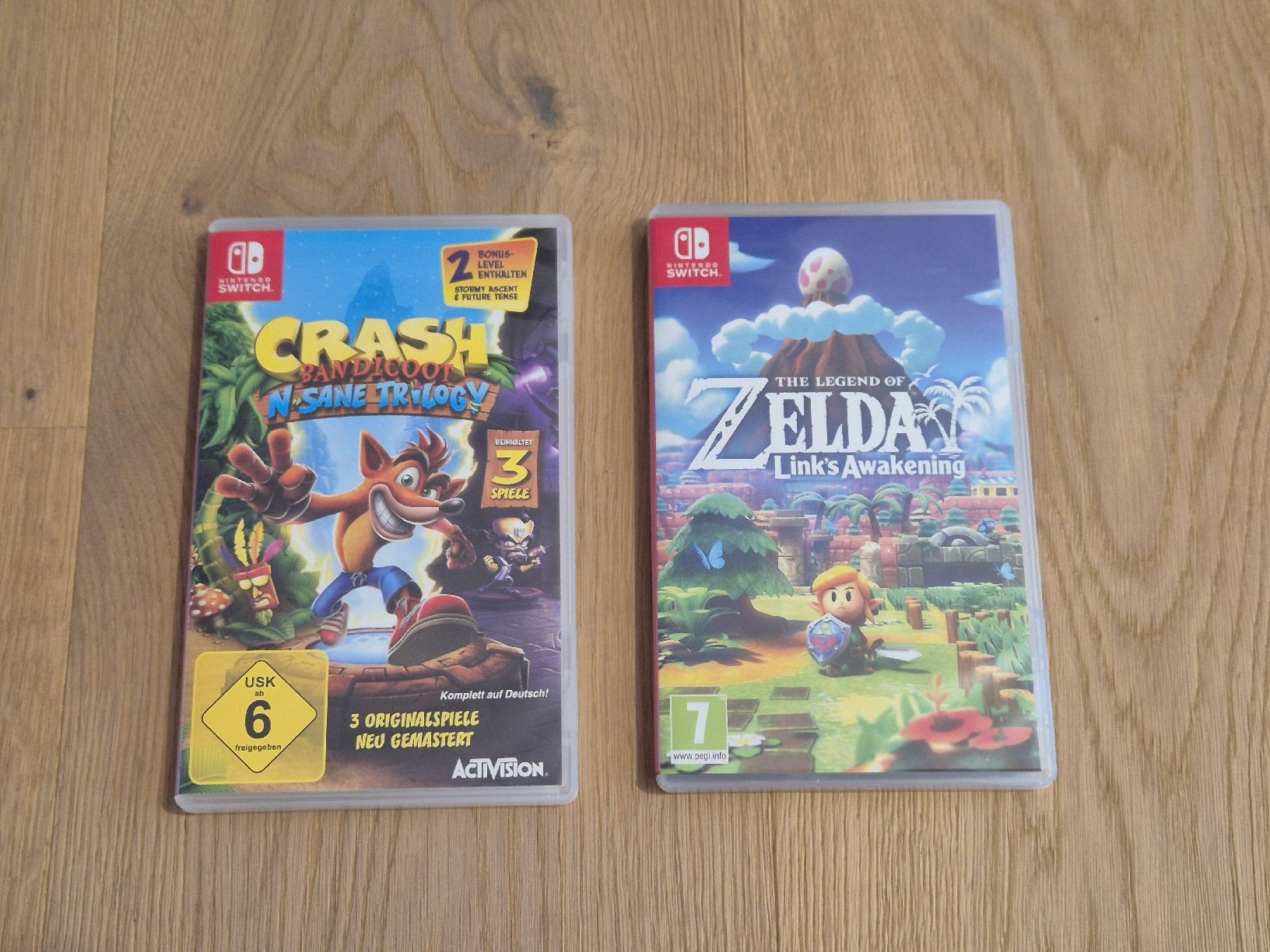 Nintendo Konsolen: Nintendo Switch Grau + 2 Spiele + Case | Top Set ab 1 CHF! – Gebraucht aus Rüdlingen von Arjjck 3