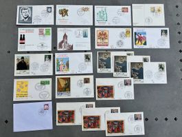 Deutschland - 20 Belege und FDC 1964-79