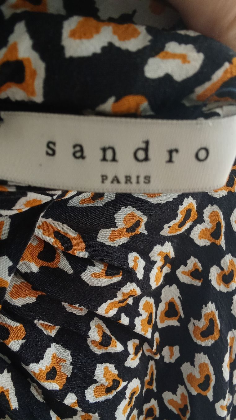 Sandro Vestiti: Robe Sandro Paris imprimé animal T.36  – Usato da Boulens venduto da m17_7jc7 1