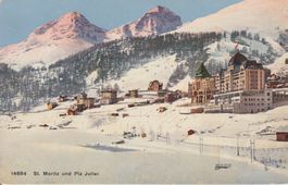 P 217, St. Moritz und Piz Julier, ca. 1920