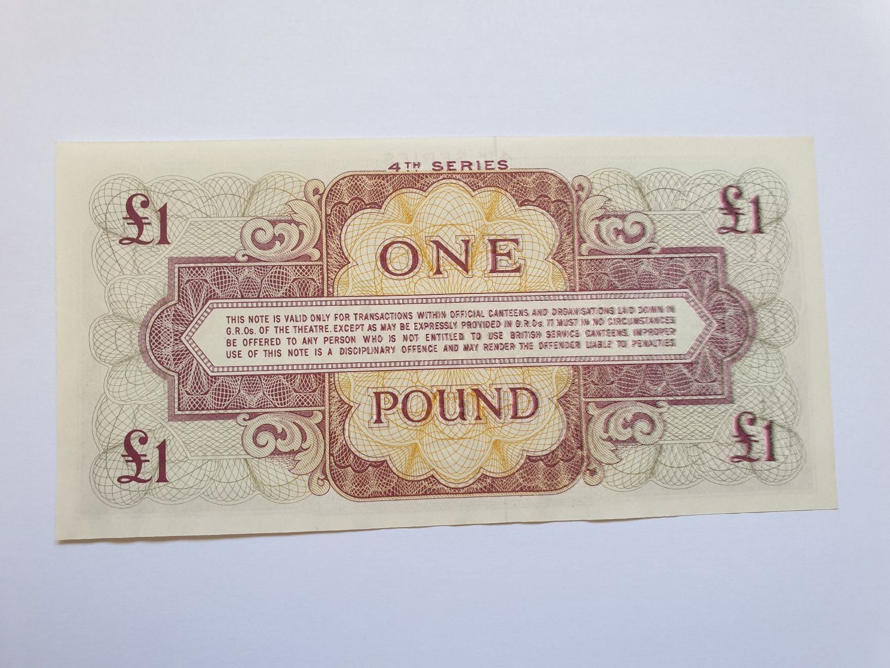 Banknoten: 🇬🇧 British Armed forces 1£ 4th series UNC – Gebraucht aus Chavannes-Renens von silverismoney 1