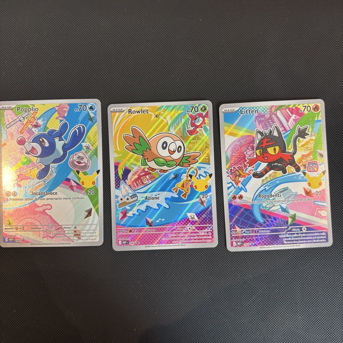 Pokémon Carte collezionabili: Carte Pokémon - starter Popplio Rowlet Litten – Nuovo (secondo la descrizione) da Ambrì venduto da Luk_wnr7